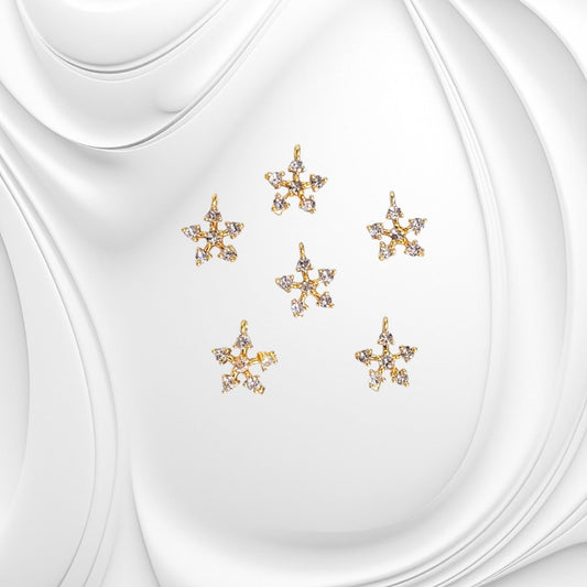 6 stone pendant white