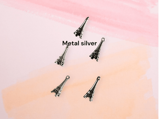 Metal tower charm